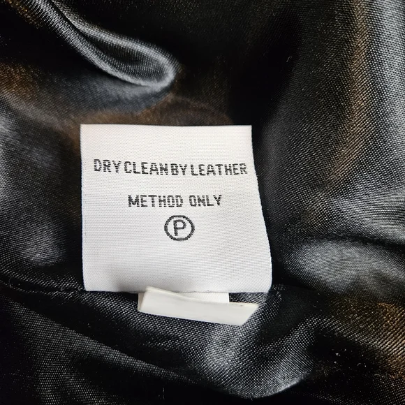 Pamela McCoy Women Black Biker Leather Jacket Size Large - Picture 9 of 10